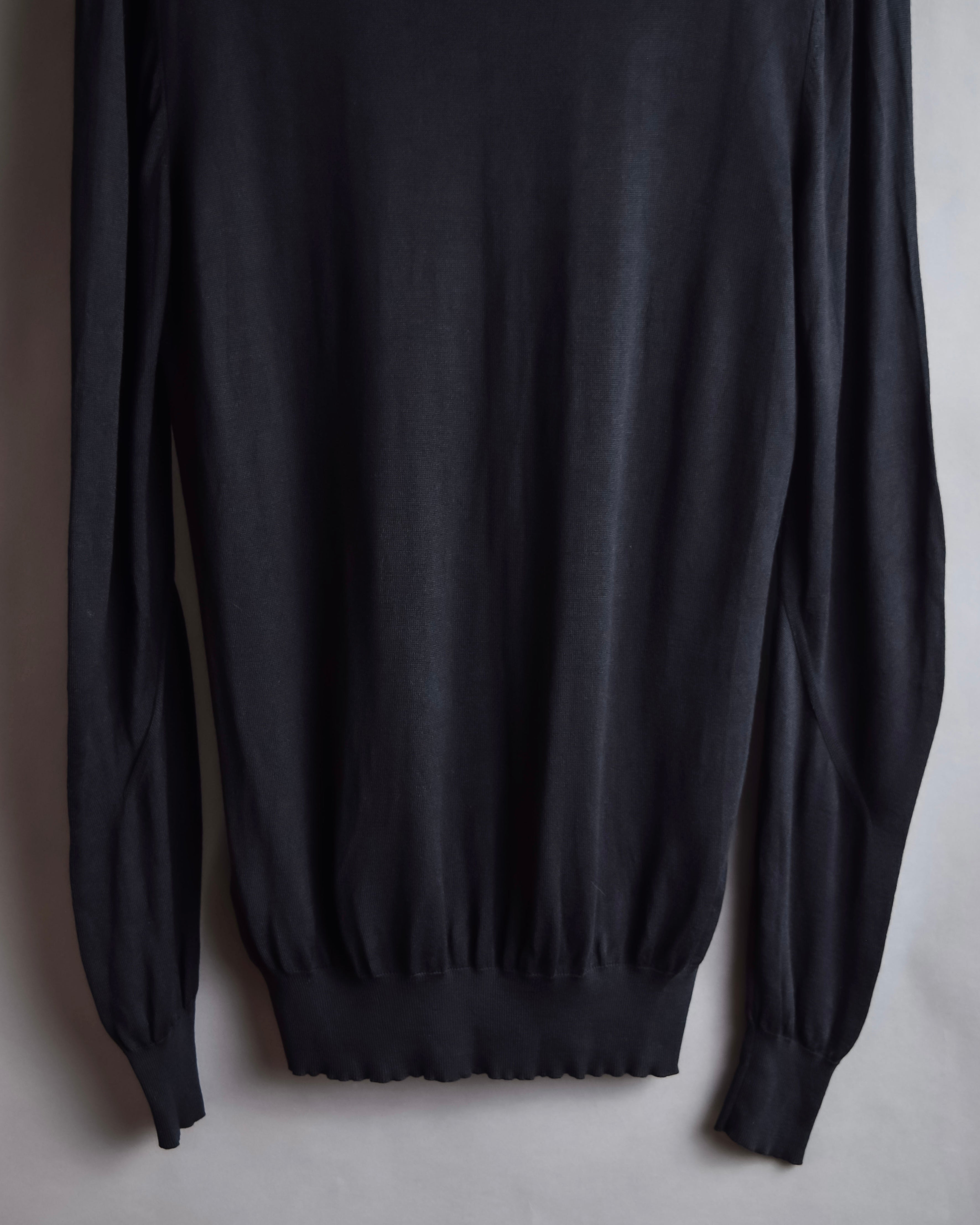 "MAISON MARGIELA" 15SS V-line panel design lightweight knit