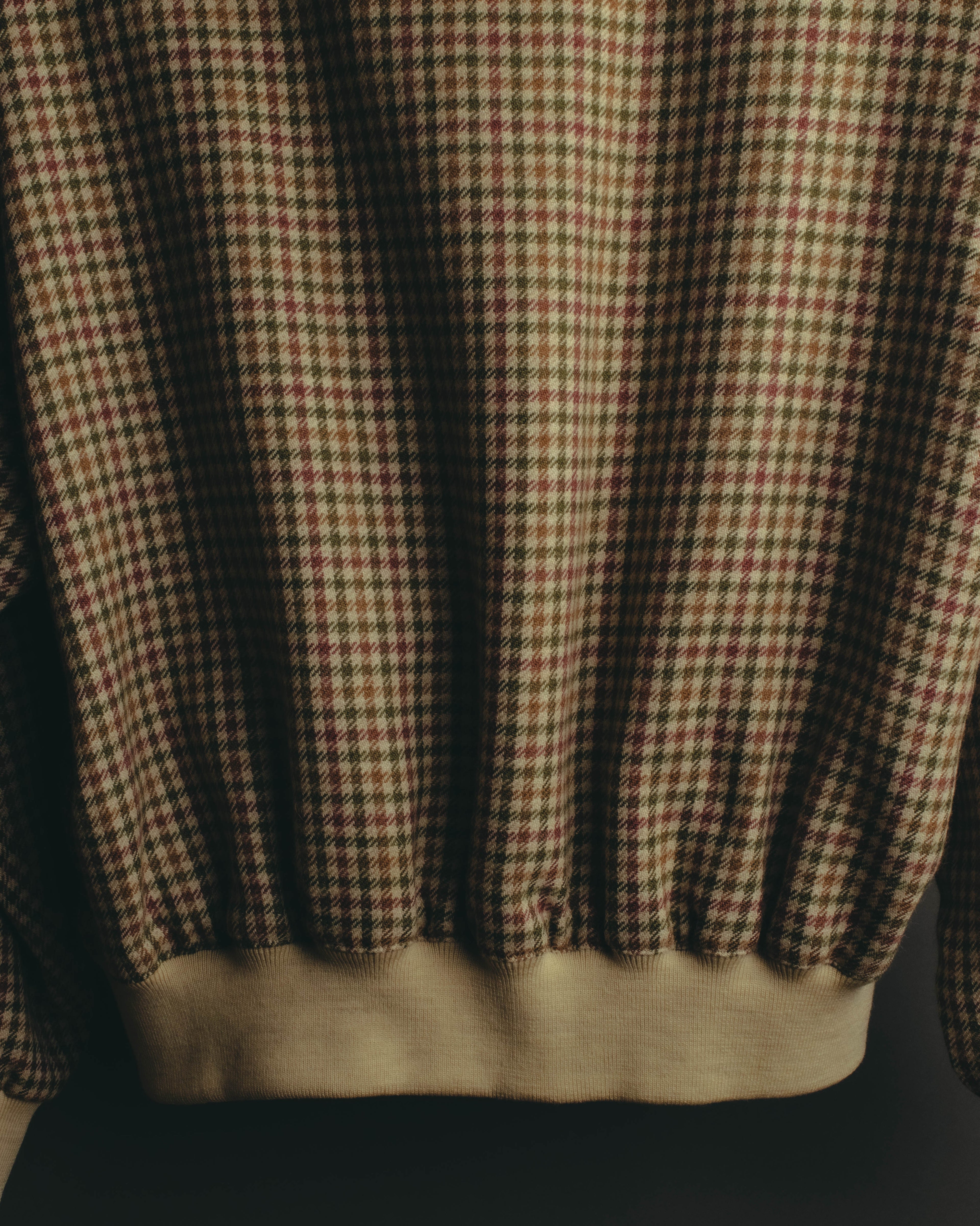 "Christian Dior" 80's-90's Wool check bomber jacket