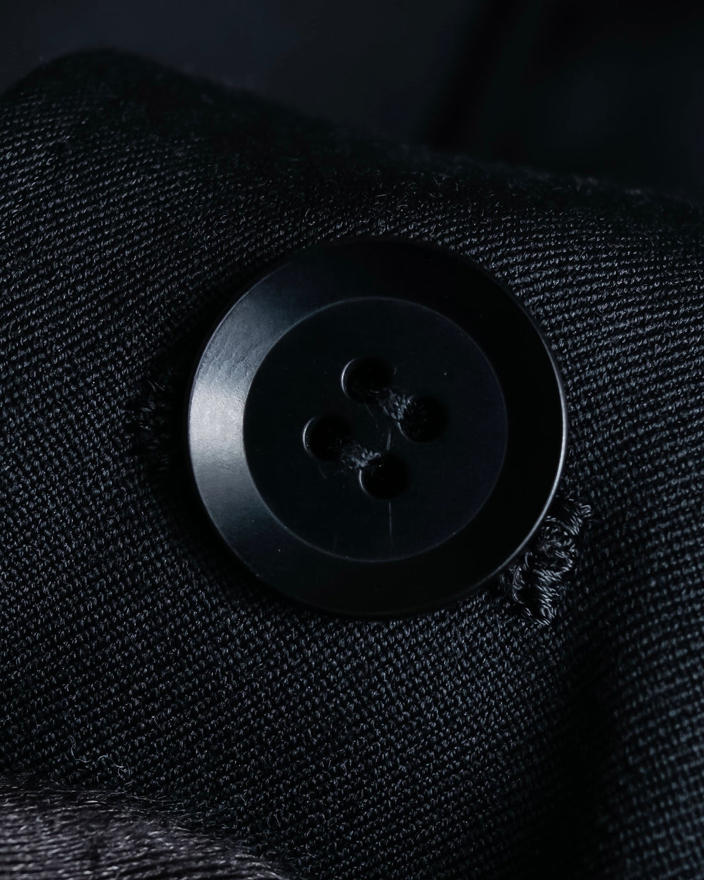 "YOHJI YAMAMOTO +NOIR" 21SS Drape panel design oversized shirt jacket