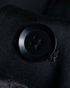 "YOHJI YAMAMOTO +NOIR" 21SS Drape panel design oversized shirt jacket