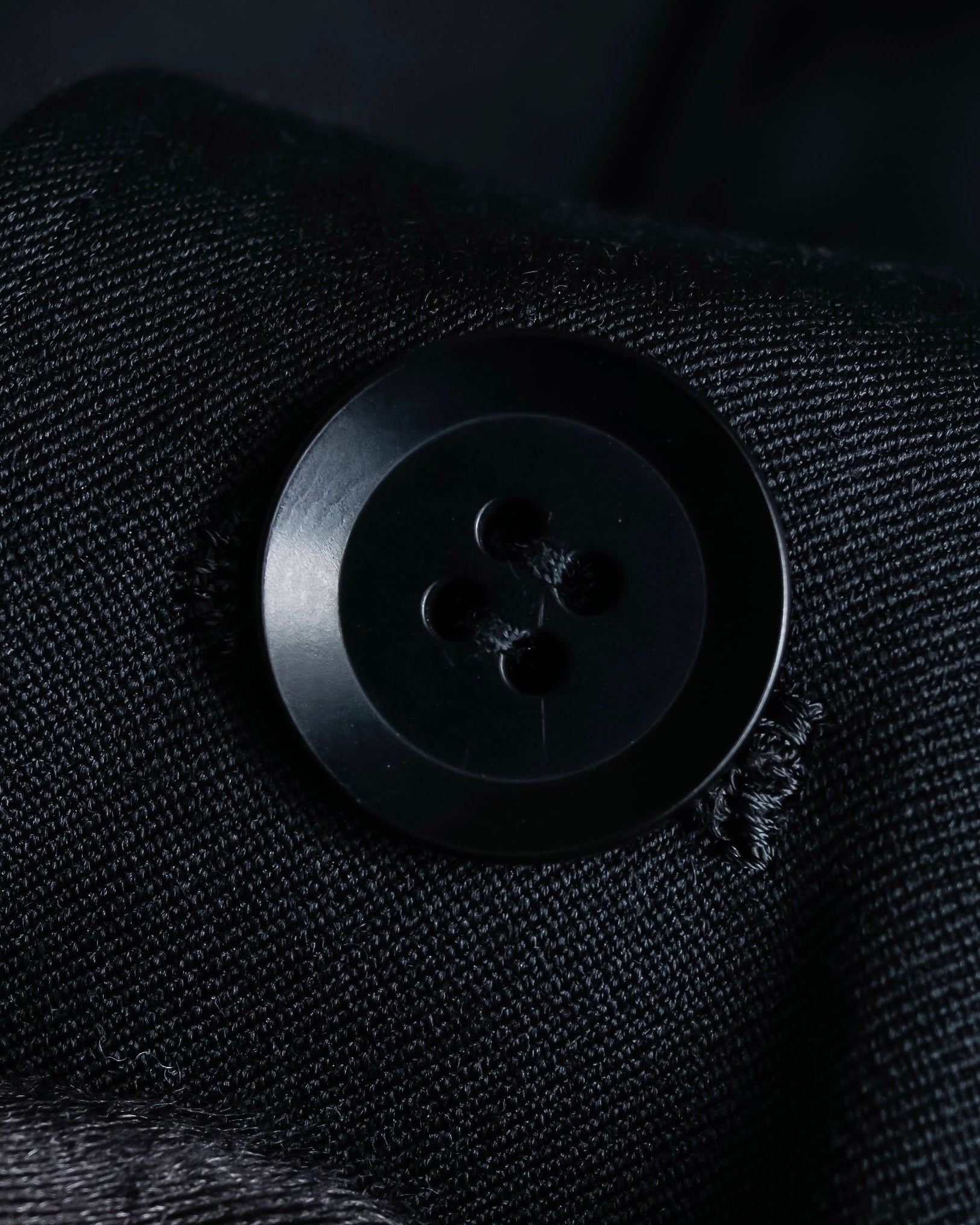 "YOHJI YAMAMOTO +NOIR" 21SS Drape panel design oversized shirt jacket