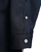 Ami alexandre mattiussi/ Work Detailed 4 Pockets Fly Front Jacket  Navy