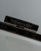 "YVES SAINT LAURENT" Clasp design chain shoulder patent leather bag