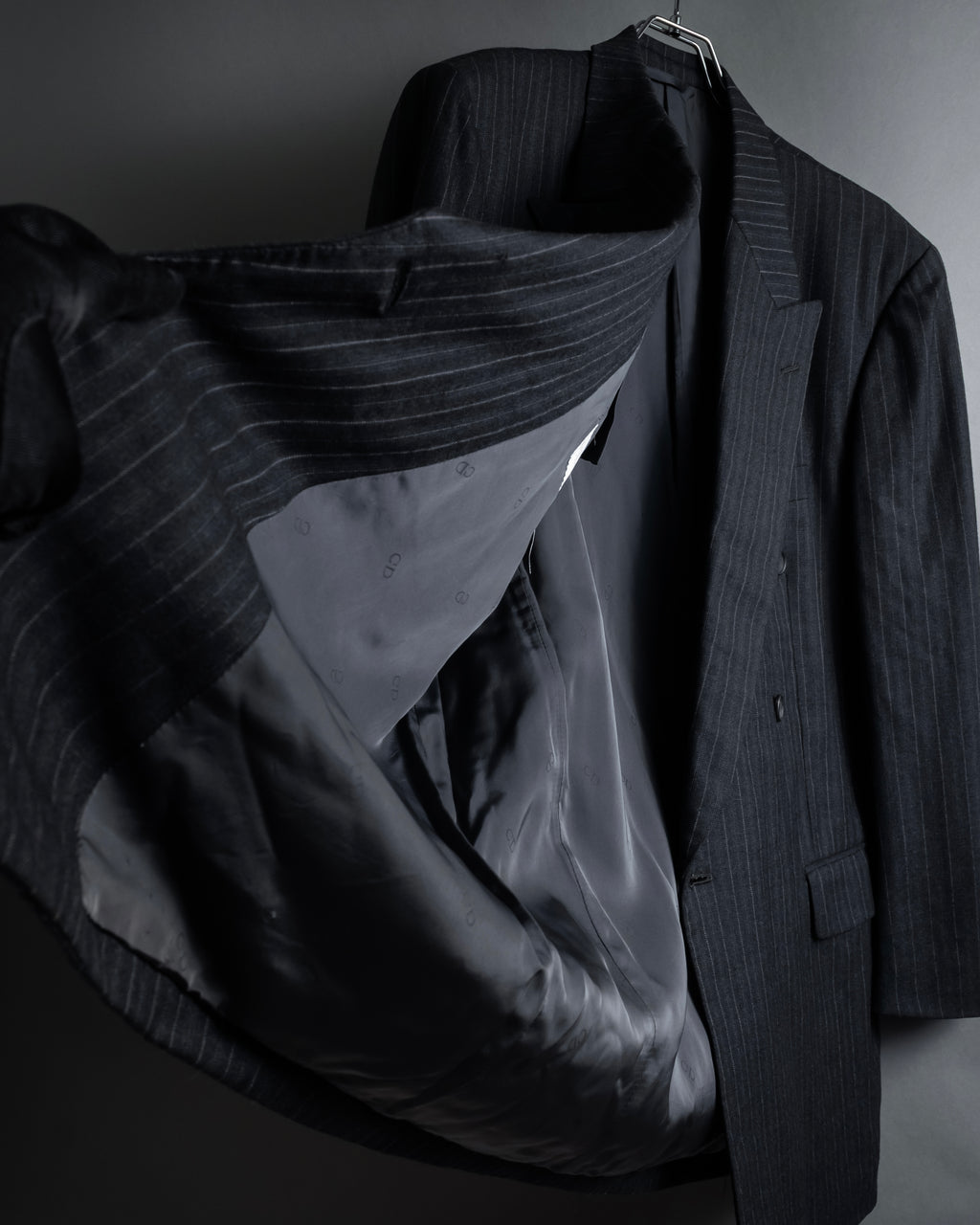 "Christian Dior" 90’s Pinstripe double breasted suit set up
