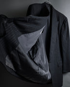 "Christian Dior" 90’s Pinstripe double breasted suit set up