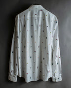 "GUCCI" Michele period iconic motif embroidered shirt