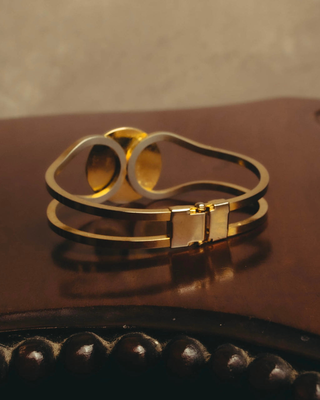 -SPECIAL- "Yves Saint Laurent" 80's-90's Iconic cassandre logo vintage bangle