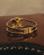 -SPECIAL- "Yves Saint Laurent" 80's-90's Iconic cassandre logo vintage bangle