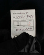 "YVES SAINT LAURENT" 00's shadow stripe pattern beautiful tailoring set up