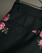 “RED VALENTINO” 2020 Floral jacquard tapered trousers