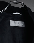 "Max Mara" 00’s Minimalist wrap-front structured jacket