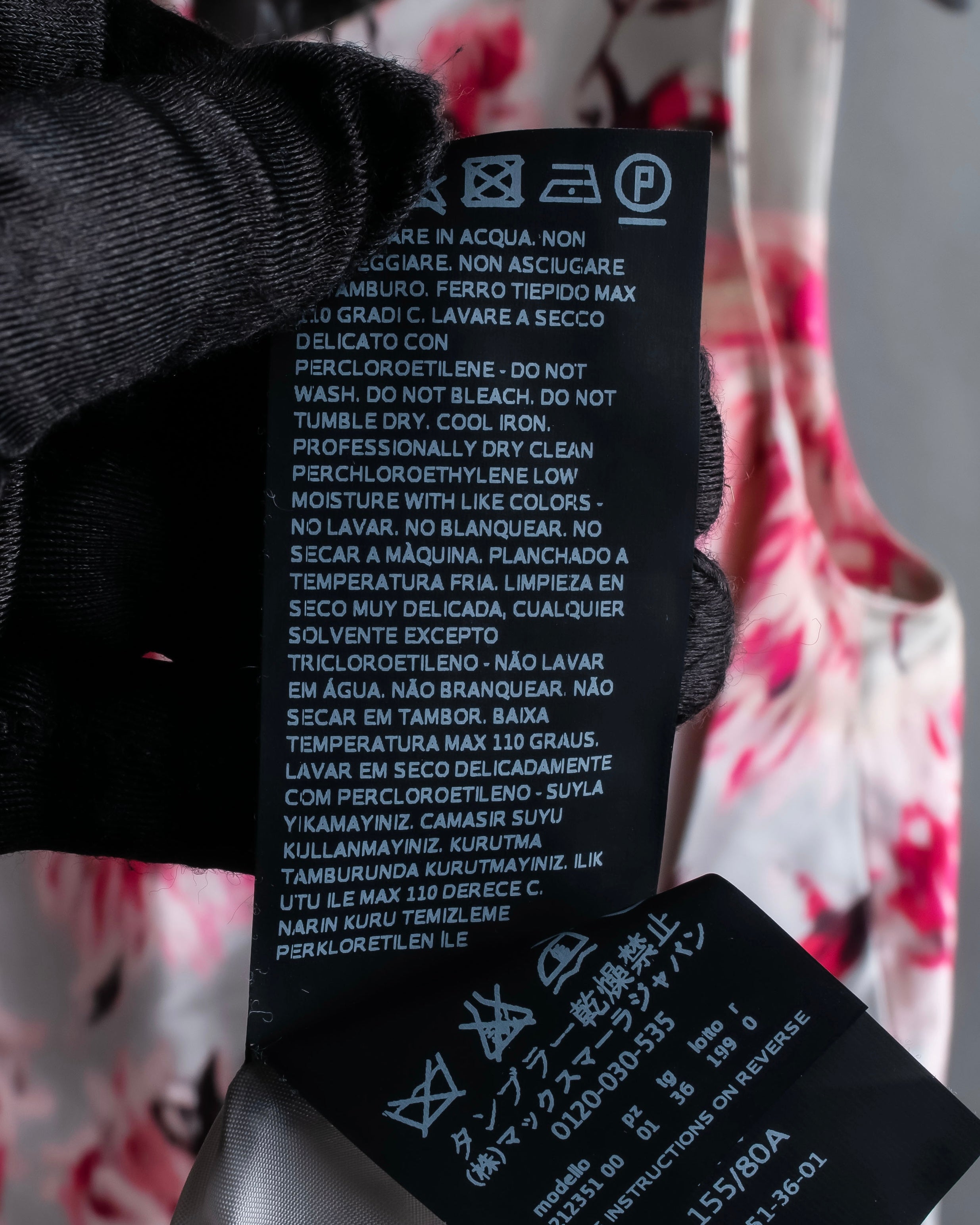 "Max Mara" Watercolor floral pattern sleeveless long dress