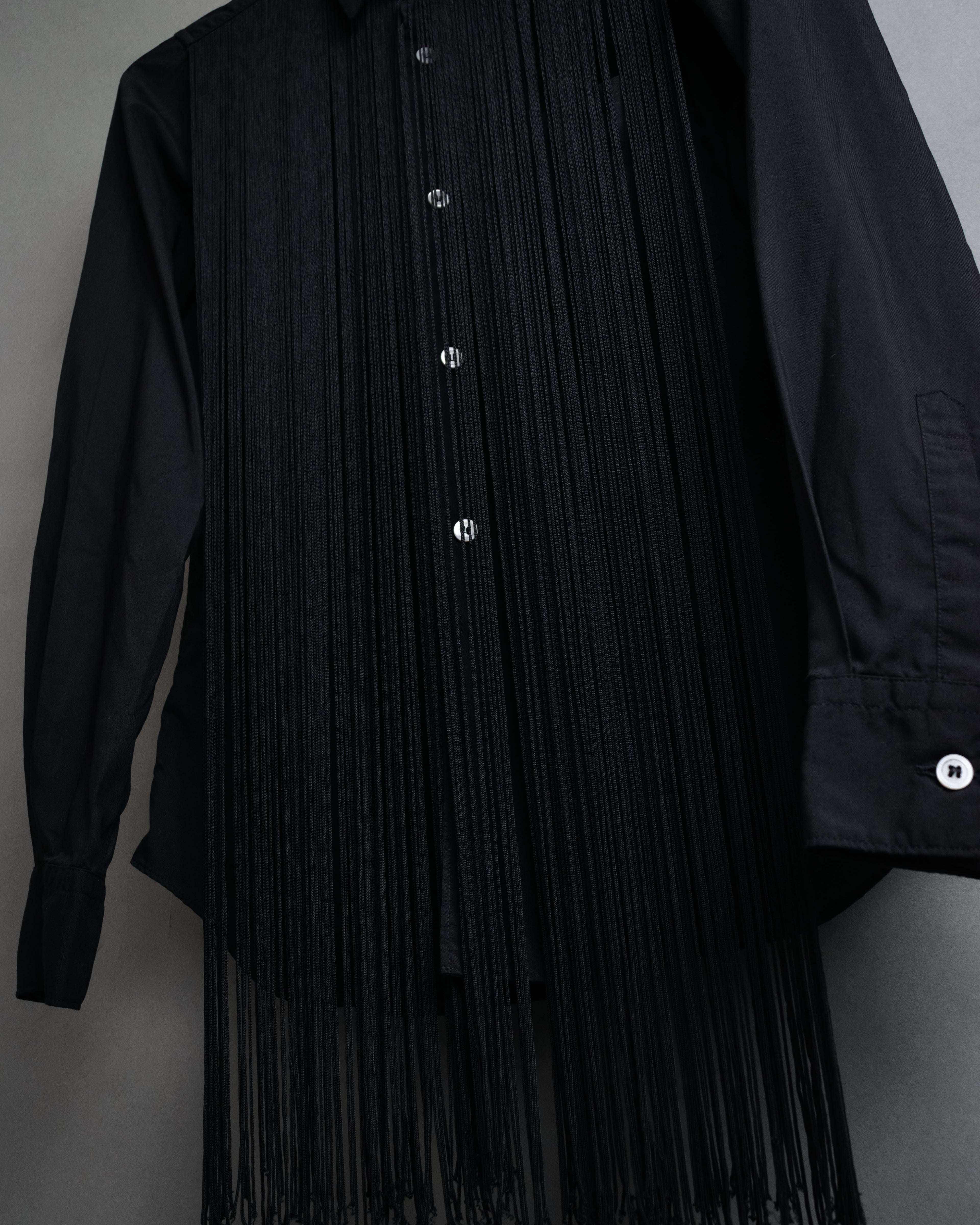 “COMME des GARCONS” 2022SS  Fringed dress shirt