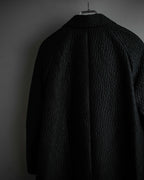 "DRIES VAN NOTTEN" Relief  jaguard uneven design chester coat