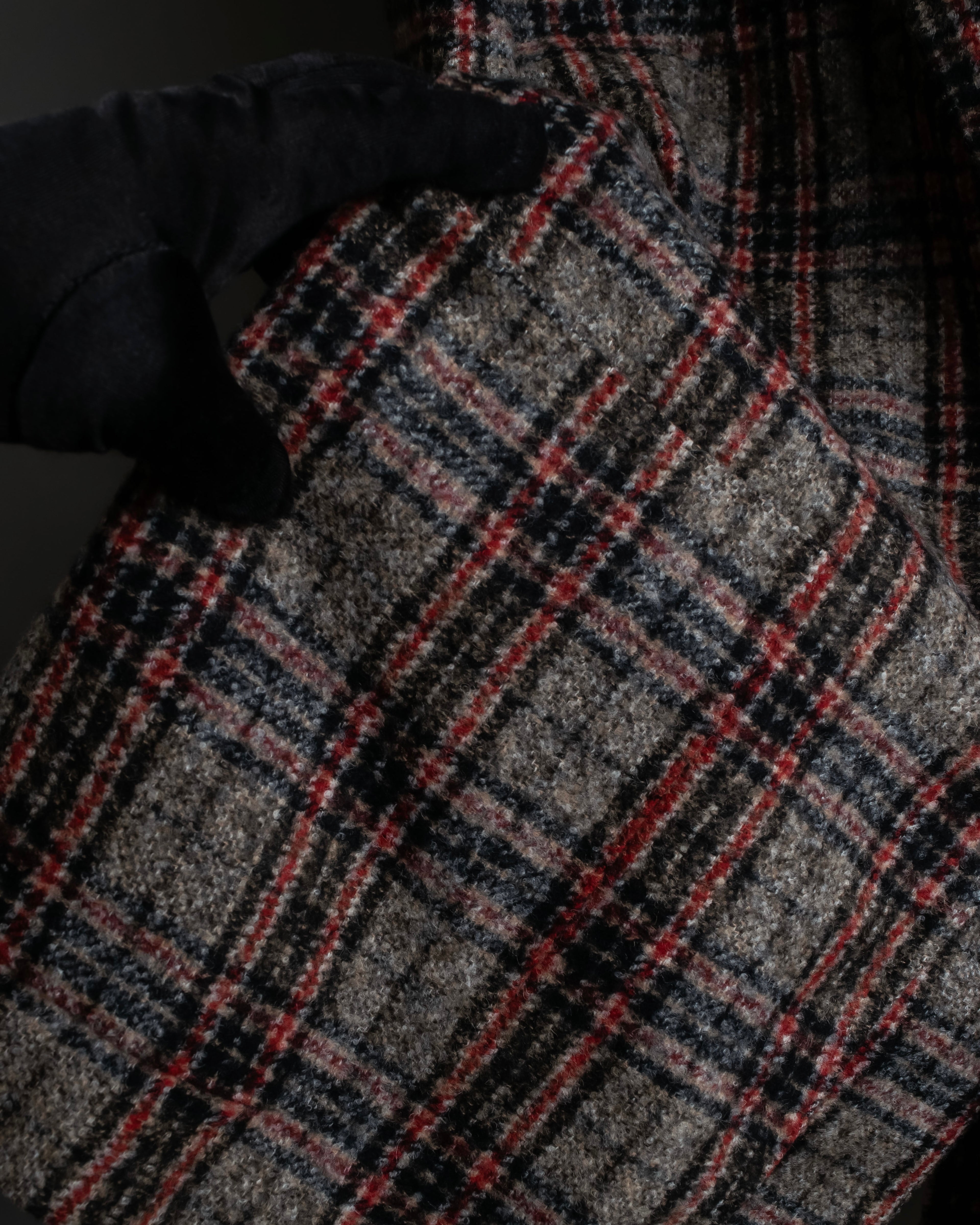 "Ernesto" Multicolor checked tailored jacket