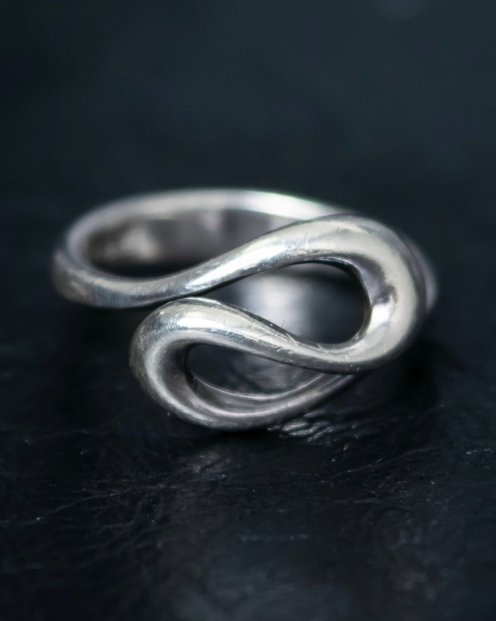 "Tiffany&Co" Elsa Peretti open wave ring