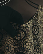 "John Rocha Chinatown" 80's Sleeveless patterned mini dress