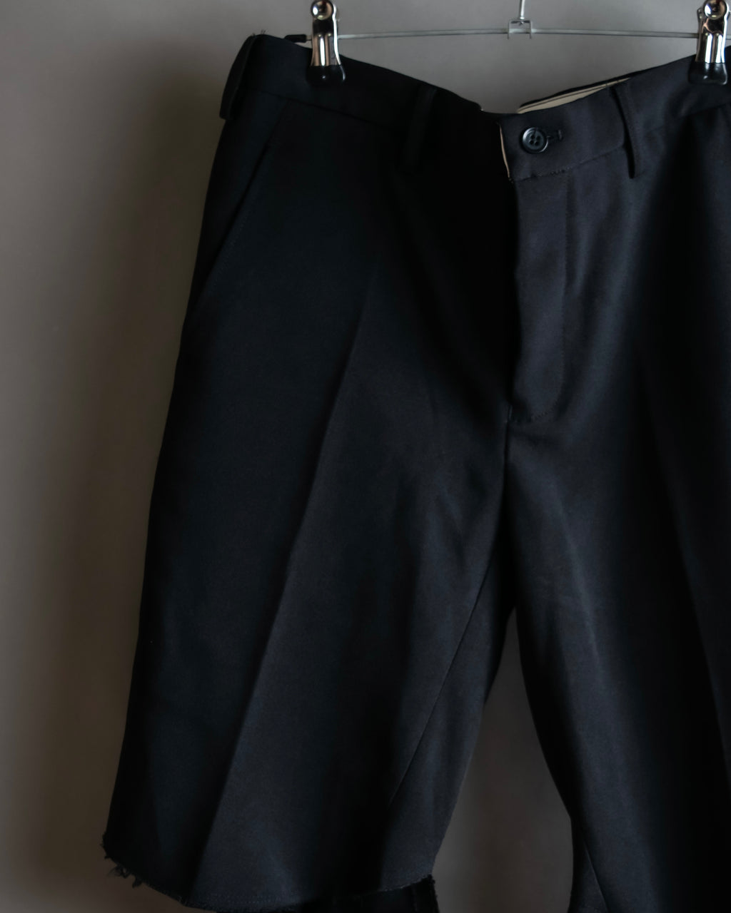 "COMME des GARCONS HOMME PLUS" 19SS Cut-off design slacks