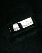“GUCCI“ 90’s-00’s pony hair structured shoulder bag
