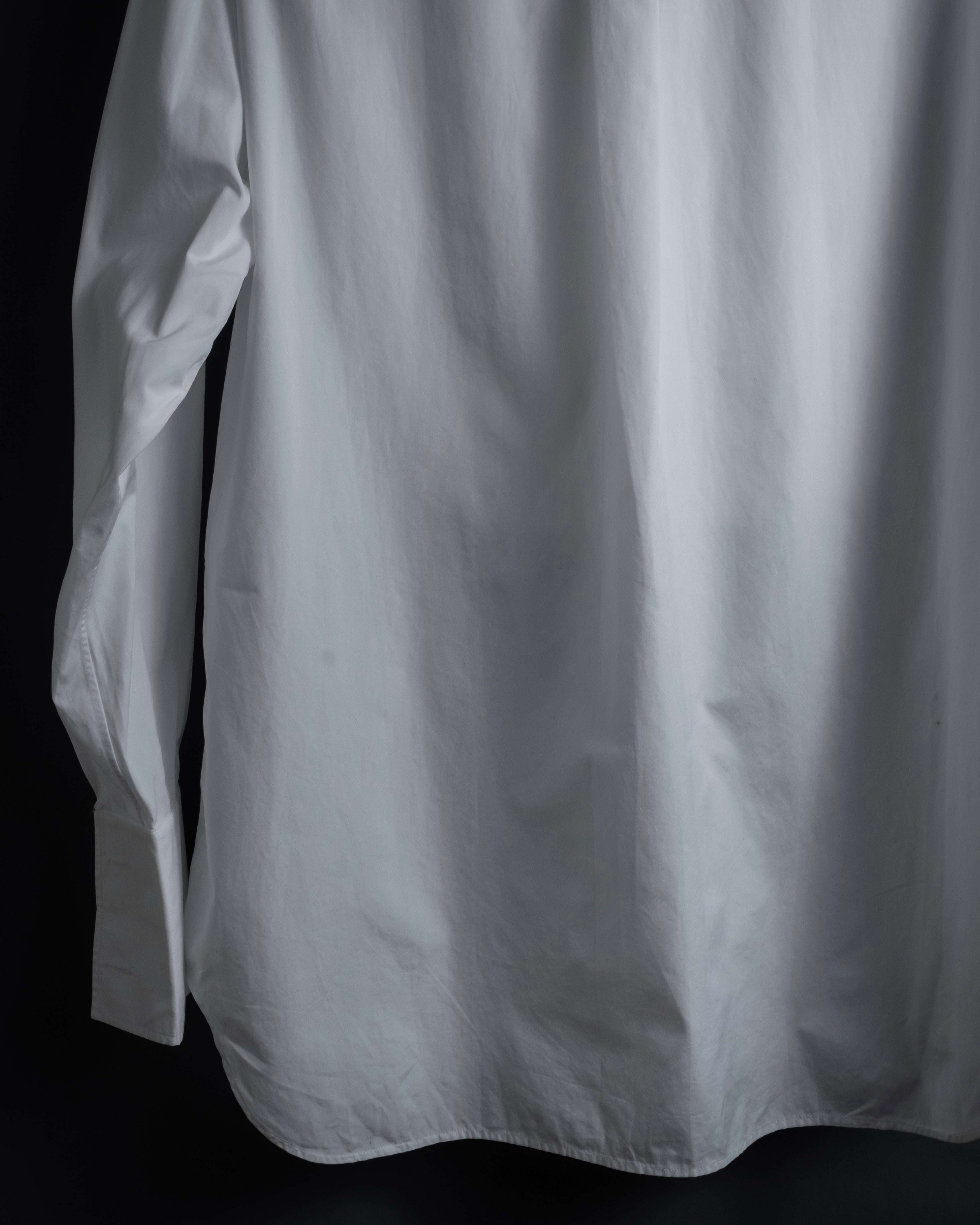 "CHANEL" 96's Spring collection tuck pleats shirt