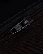 "YVES SAINT LAURENT" Hand-stitched design hair calf leather tote bag