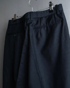 "Christian Dior" Mohair blend straight silhouette slacks