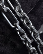 "MAISON MARGIELA" Wig fur design chain shoulder leather bag