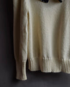 "Saint Laurent" Sequin ribbon design shoulder structure knit