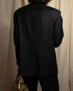 "CHRISTIAN DIOR MONSIEUR" Classical tailored Zegna base satin tuxedo set up