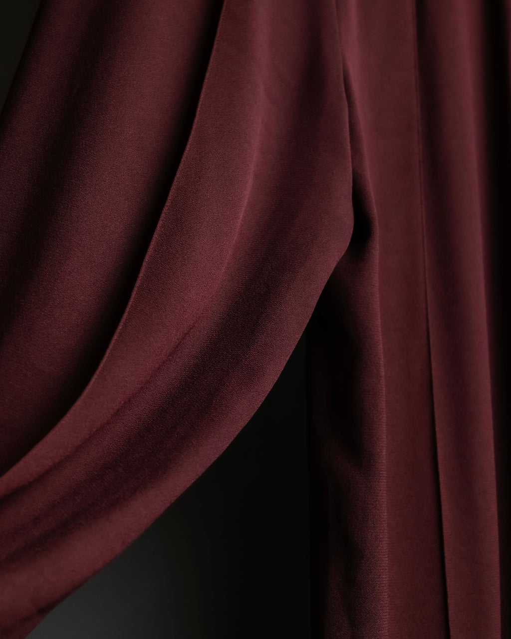 "JEAN PAUL GAULTIER" Beautiful drape burgundy wide slacks