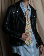 "HYSTERIC GLAMOUR" Lamb leather double riders jacket