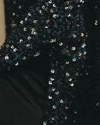 "MARINA RINALDI" 00's-10's Sequined lace long sleeve top