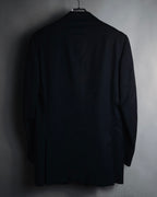 "GUCCI" 90’s-00’s Cashmere blend minimalist three button suit set