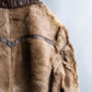 Special oversized vintage double-breasted fur coat