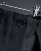 "Acne Studios" Button fly design wide straight slacks