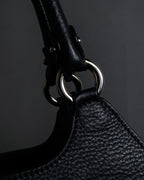 "Salvatore Ferragamo" Gancini motif gathered design leather bag