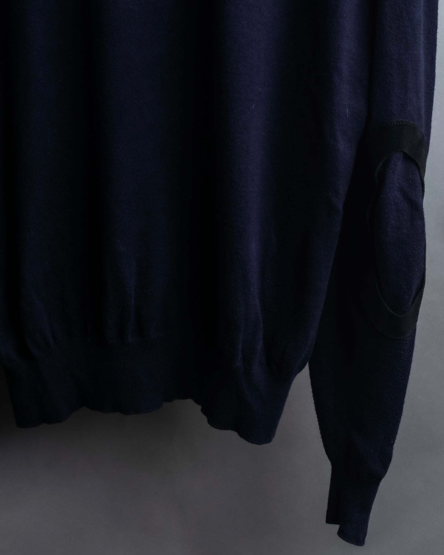 "MAISON MARGIELA" 20SS elbow patch design crew neck knit pullover