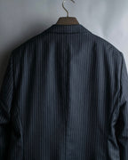 "GUCCI" Thin stripe pattern oversized jacket
