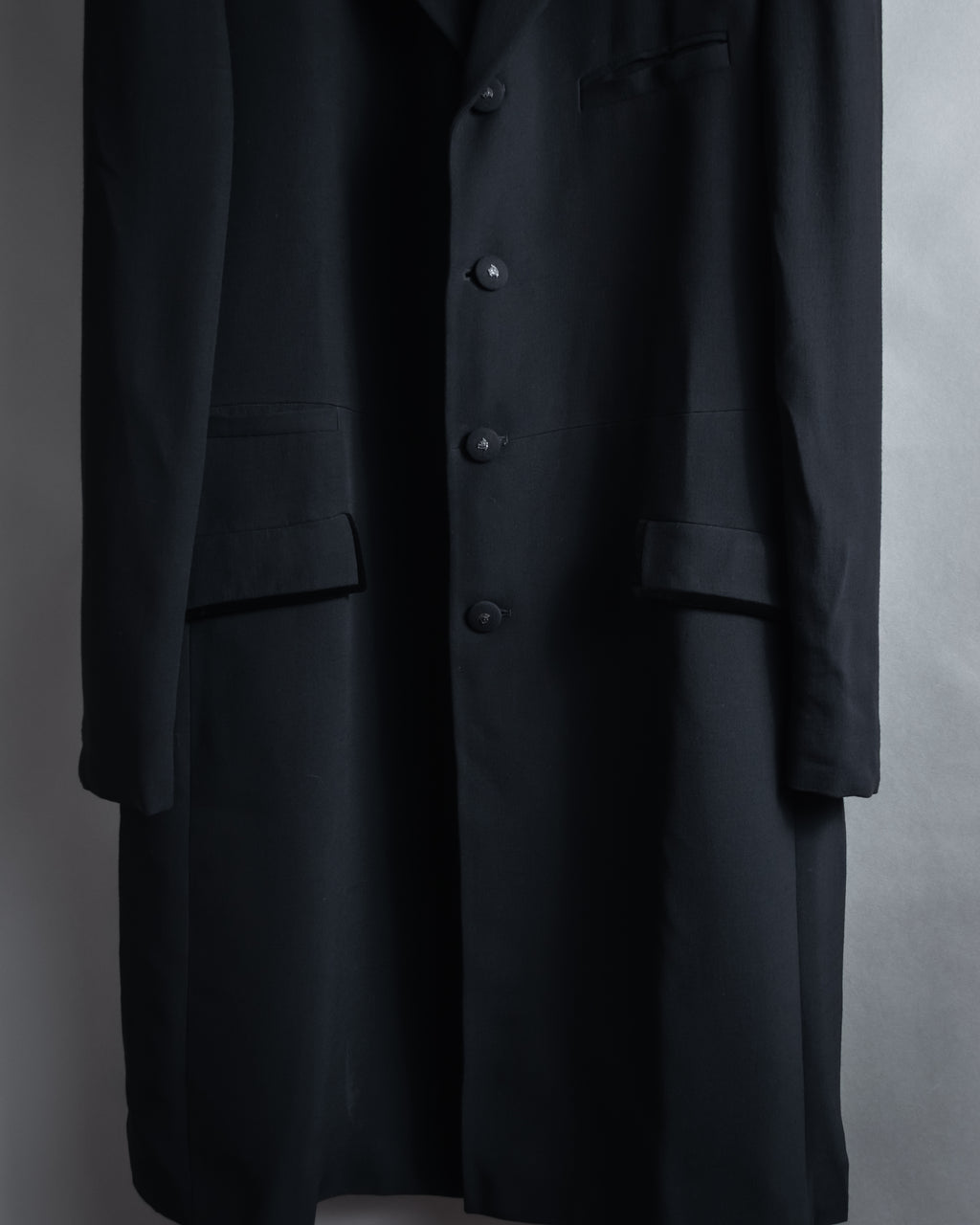"Gianni Versace" 90’s couture wool-blend long coat