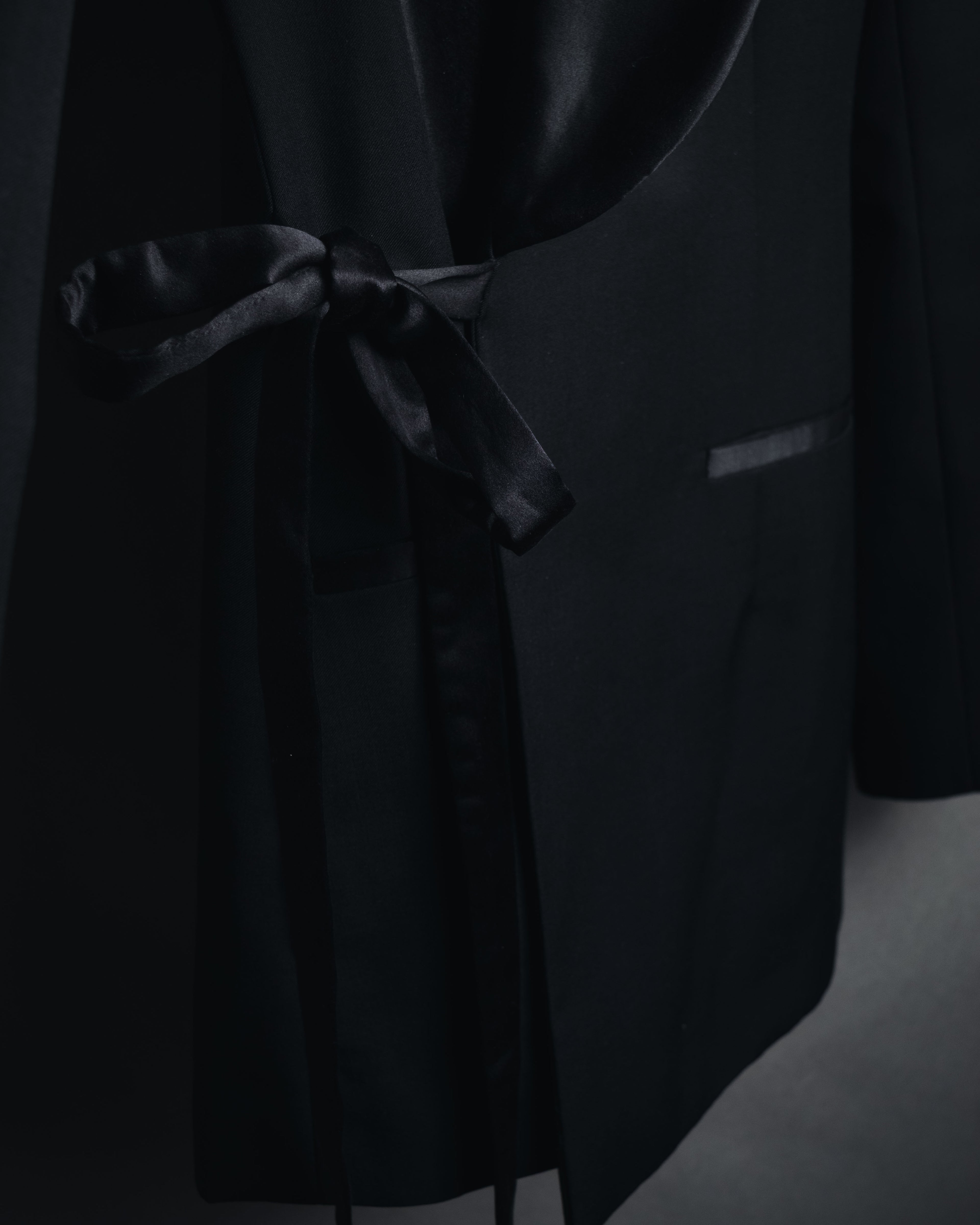 –SPECIAL– "LOEWE"2010’s-20’s wrap-front shawl collar tuxedo jacket