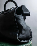 "Chloe" Out pocket detail leather Edith bag