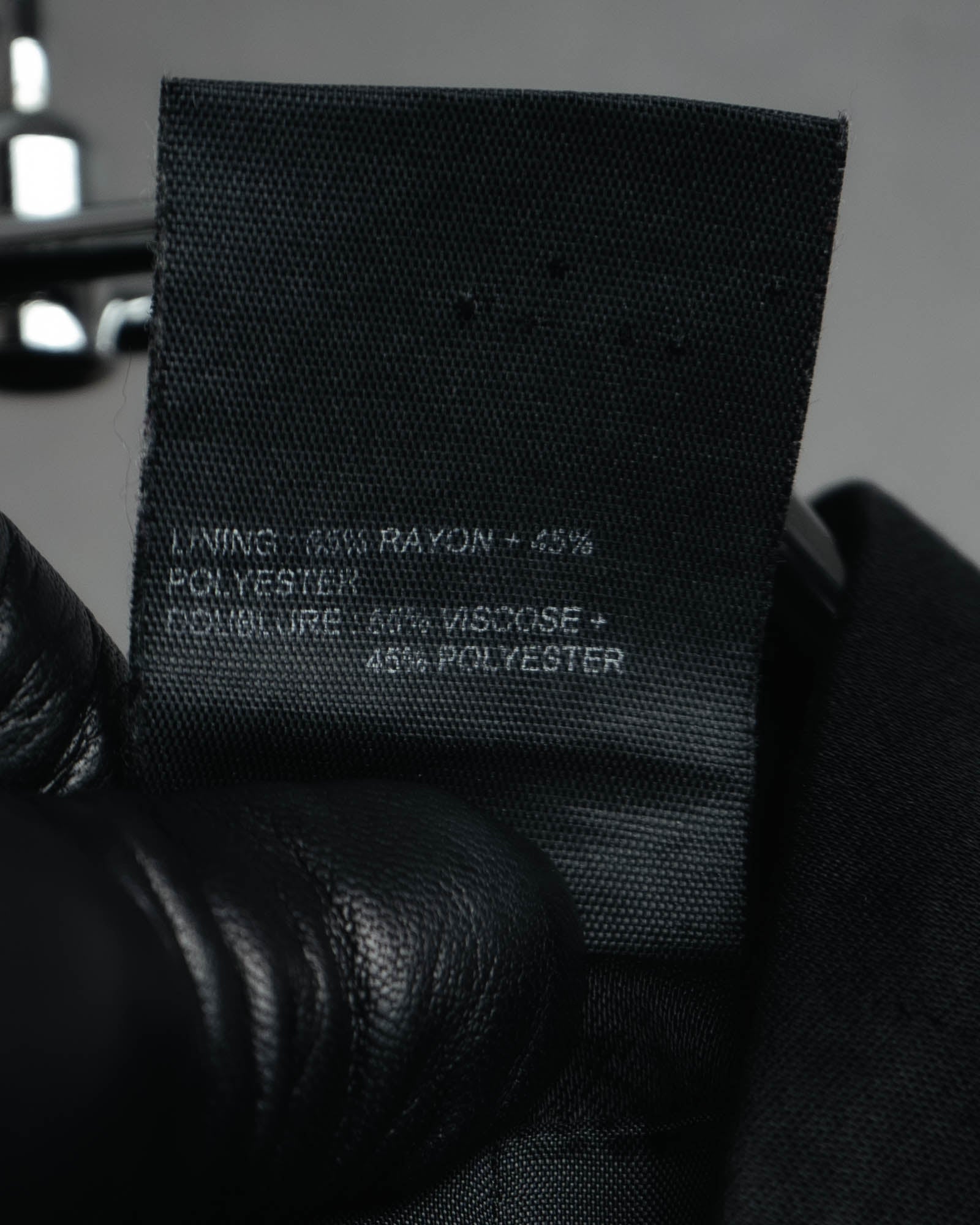 -SPECIAL- “ANN DEMEULEMEESTER” Pre-2012 asymmetric cropped satin biker jacket