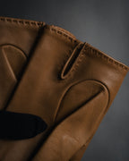 –SPECIAL– "HERMES"
Star perforated leather dress gloves