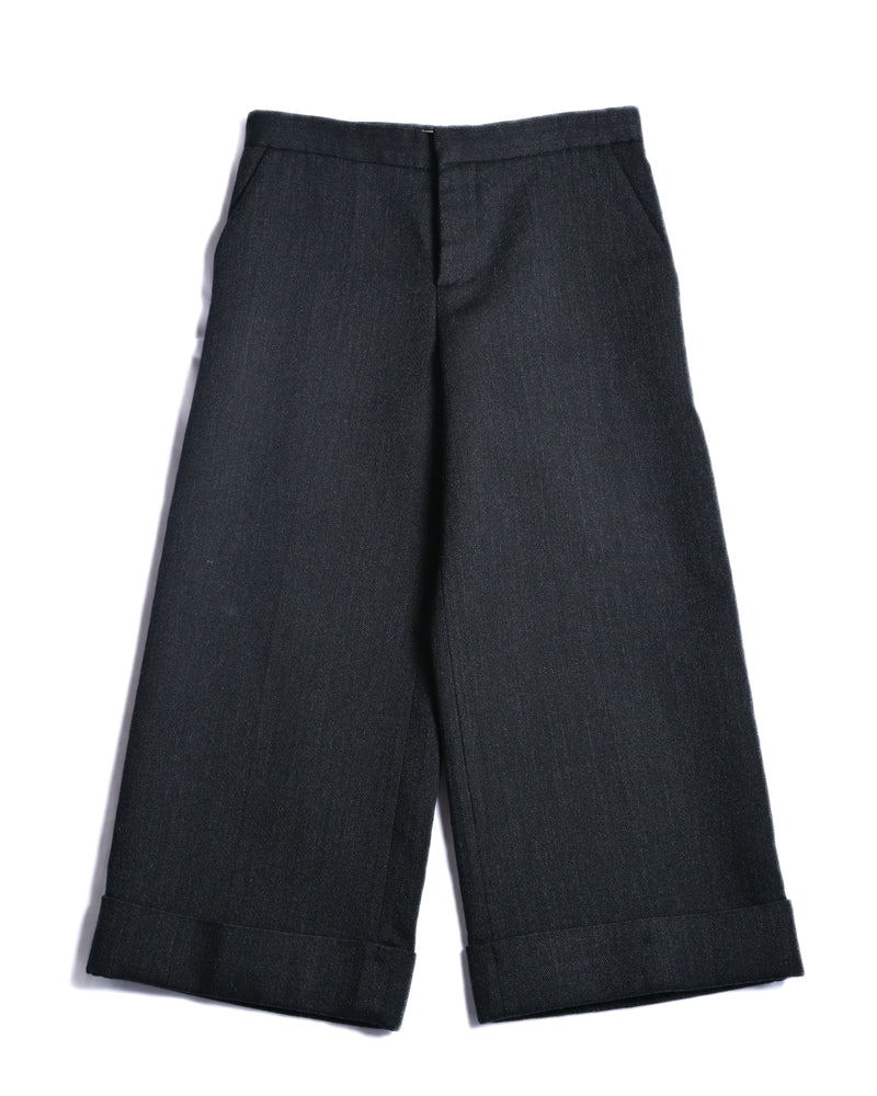 MARNI/ Heavy Fabric Cropped Pants Black