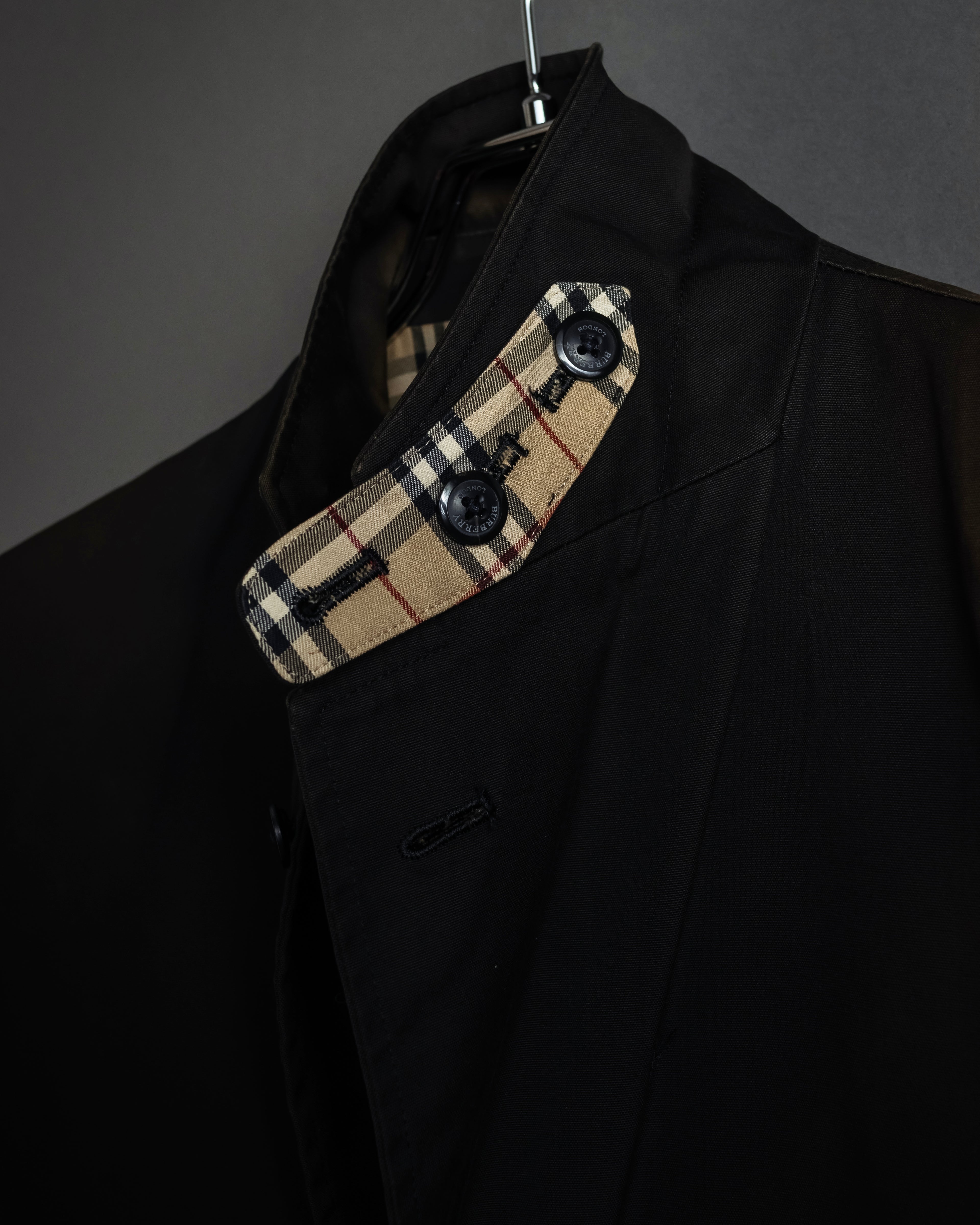 "BURBERRY" Cotton faded tailored jacket