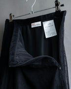 "RED VALENTINO" Polka dot pattern tulle flared skirt