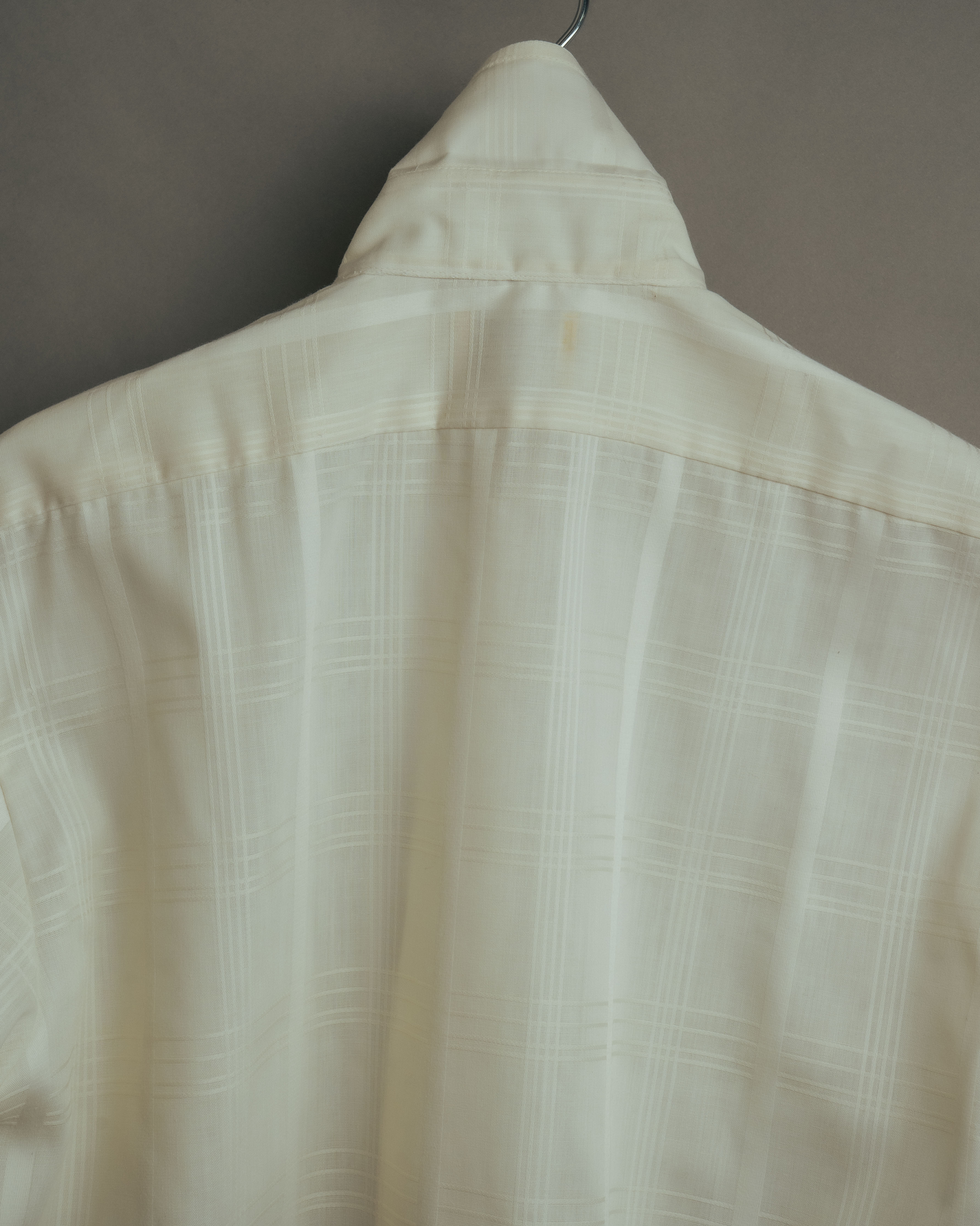 -MOOD Vintage Collections-
70’s-80’s Tone on tone check dress shirt