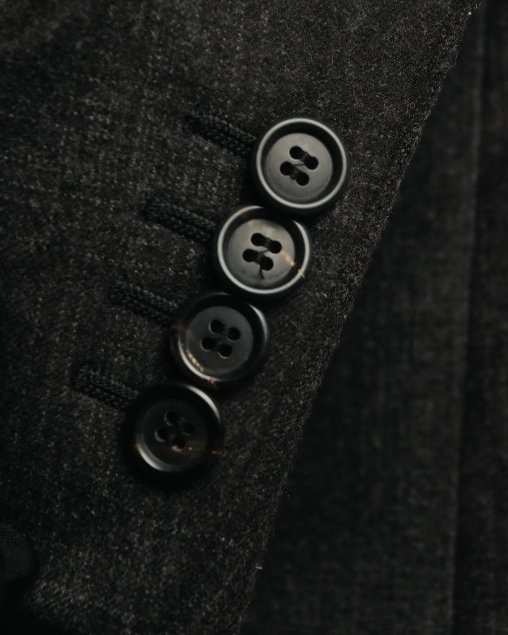 “PRADA” 90’s-00’s Wool cashmere checked tailored jacket