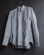 "COMME des GARCONS HOMME PLUS" 15SS Ripped cutting design cotton shirt
