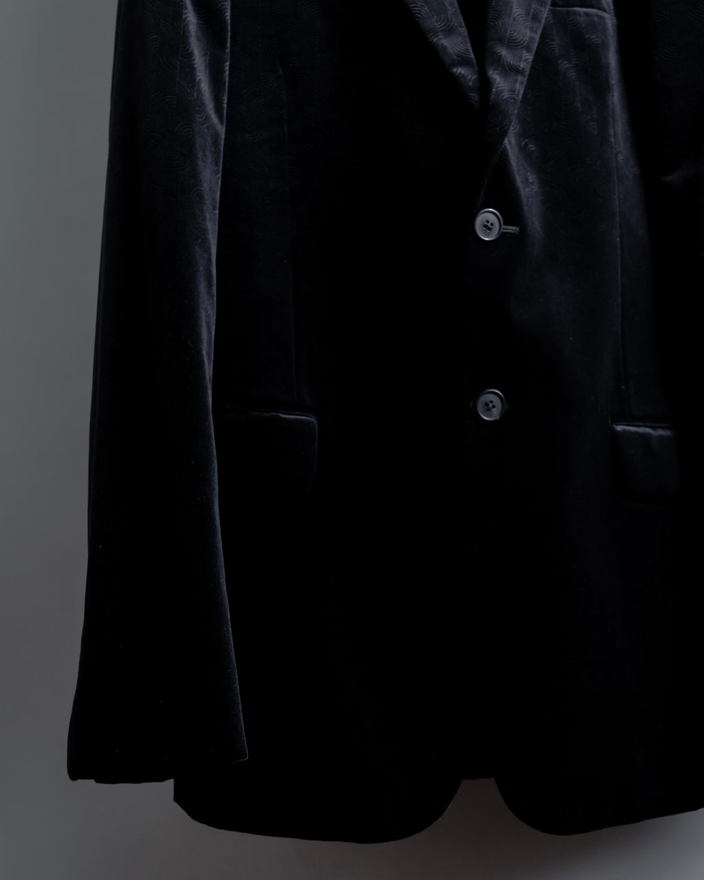 "LOUIS VUITTON" Geometric pattern velvet tailored jacket
